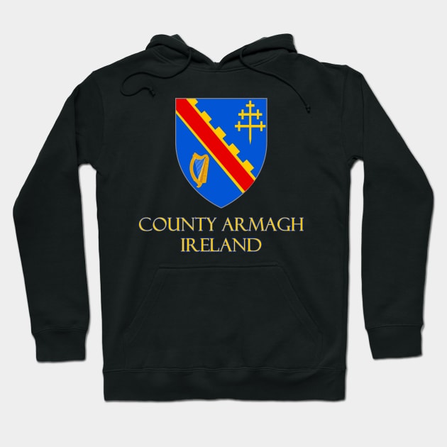 County Armagh, Ireland - Coat of Arms Hoodie by Naves